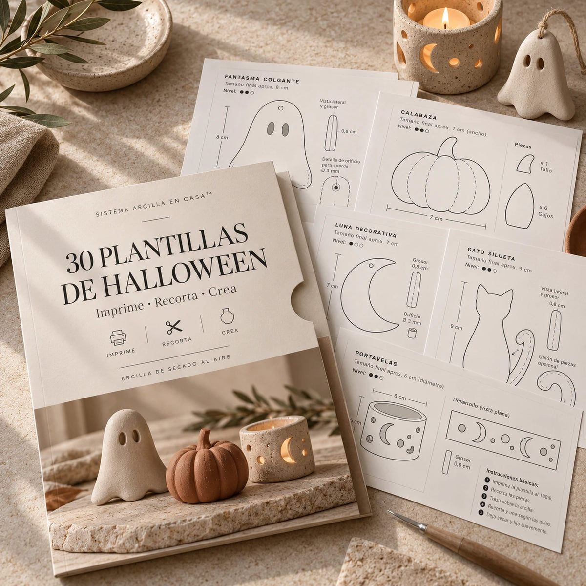 30 Plantillas de Halloween